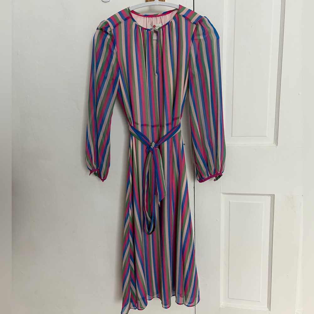 Boden Multicolor Striped Dress - Picture 4 of 11